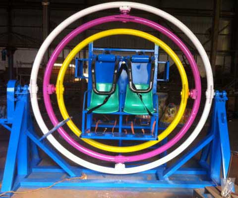 Thrill Amusement Ride Human Gyroscope