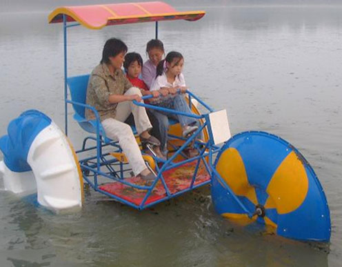 Water tricycles ride for sale in the pool