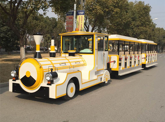 amusement park vintage trains for fun