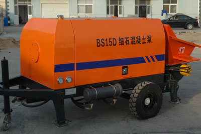 mobile concrete pump