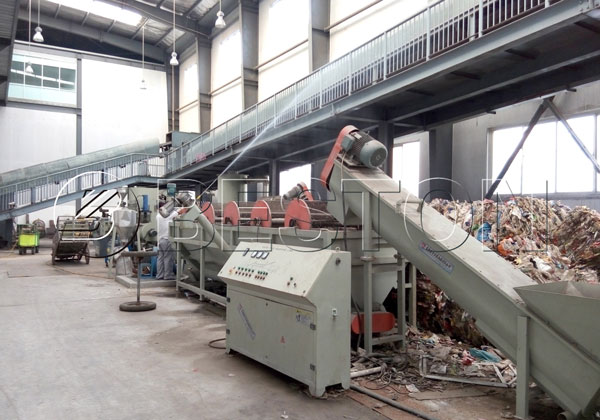Beston solid waste sorting plant for sale