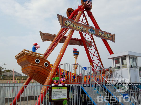 swinging boat amusement park ride