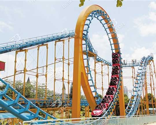 theme park roller coaster